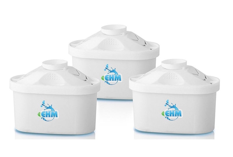 EHM SureFlow Alkaline Water Pitcher Replacement Cartridge â€“ Healthy Drinking Water, PH 8.5-9.5, 6-Stage Filtration & Hydration System - Image 1